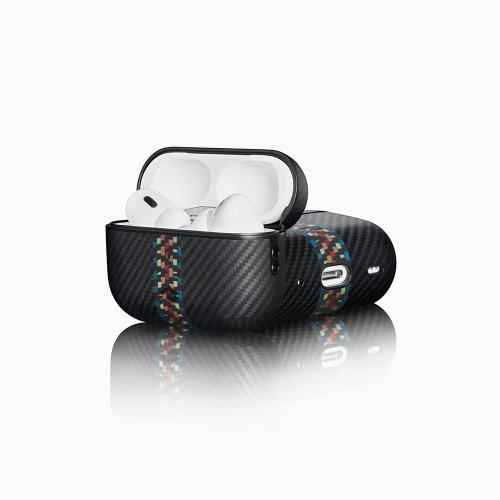 Apple Airpods Pro 2 Kılıf M-safe Şarj Özellikli 600D Aramid Fiber Pitaka Orchestra Serisi Rhapsody Kılıf