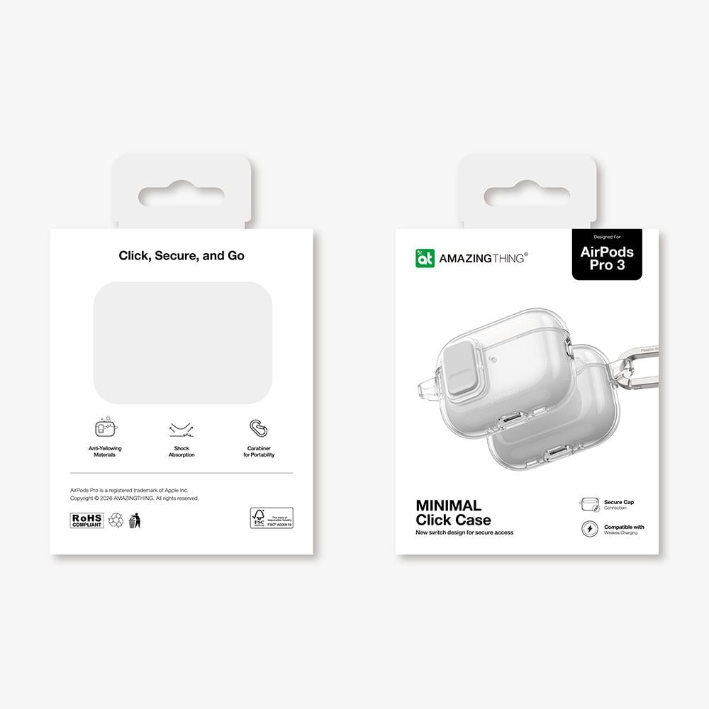 Apple Airpods Pro 3 Amazingthing Magnetik Kilit Tasarımlı Minimal Serisi Kılıf