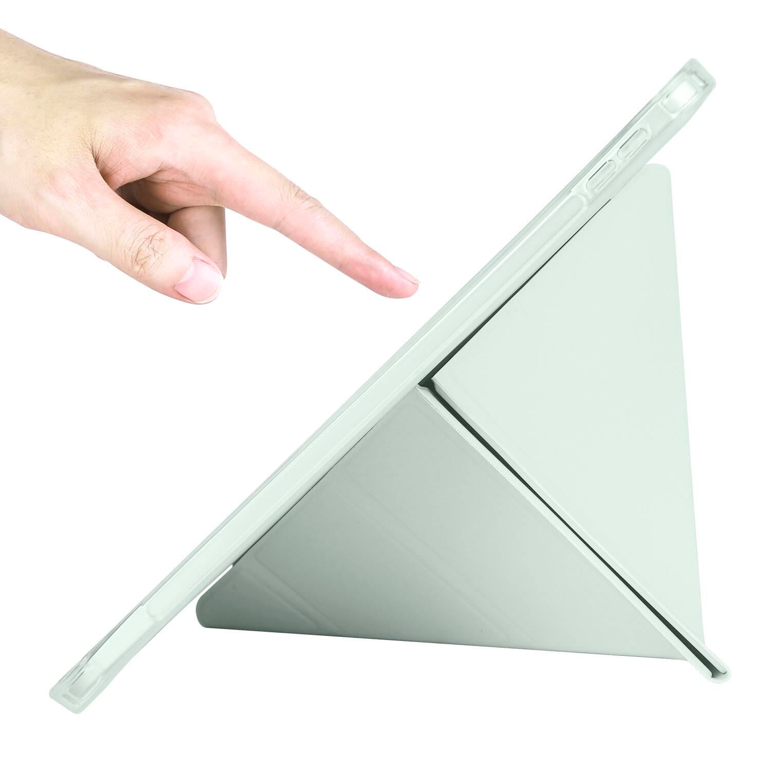 Apple iPad 11.Nesil 2025 Kılıf Zore Tri Folding Kalem Bölmeli Standlı Kılıf