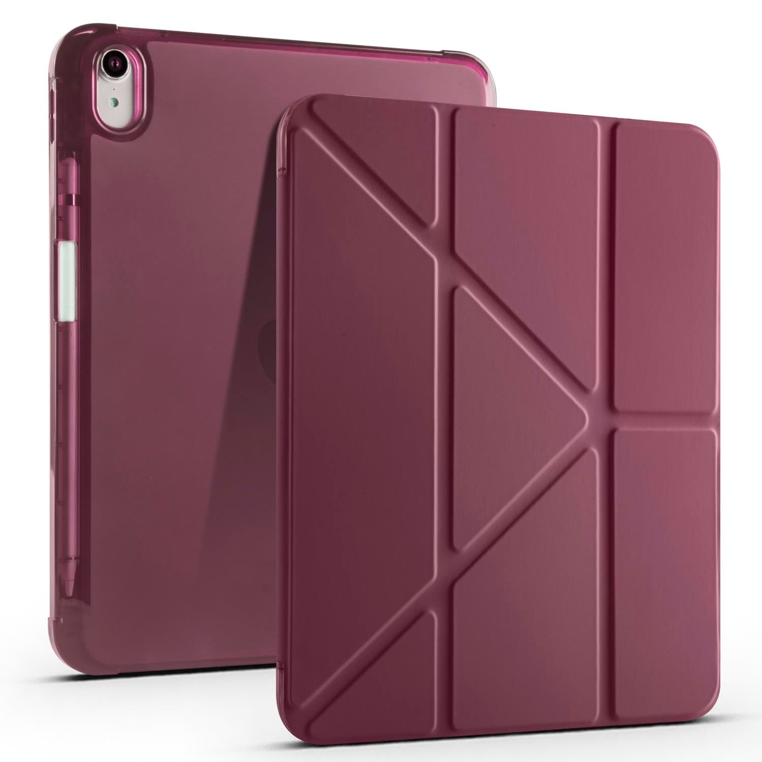 Apple iPad 11.Nesil 2025 Kılıf Zore Tri Folding Kalem Bölmeli Standlı Kılıf
