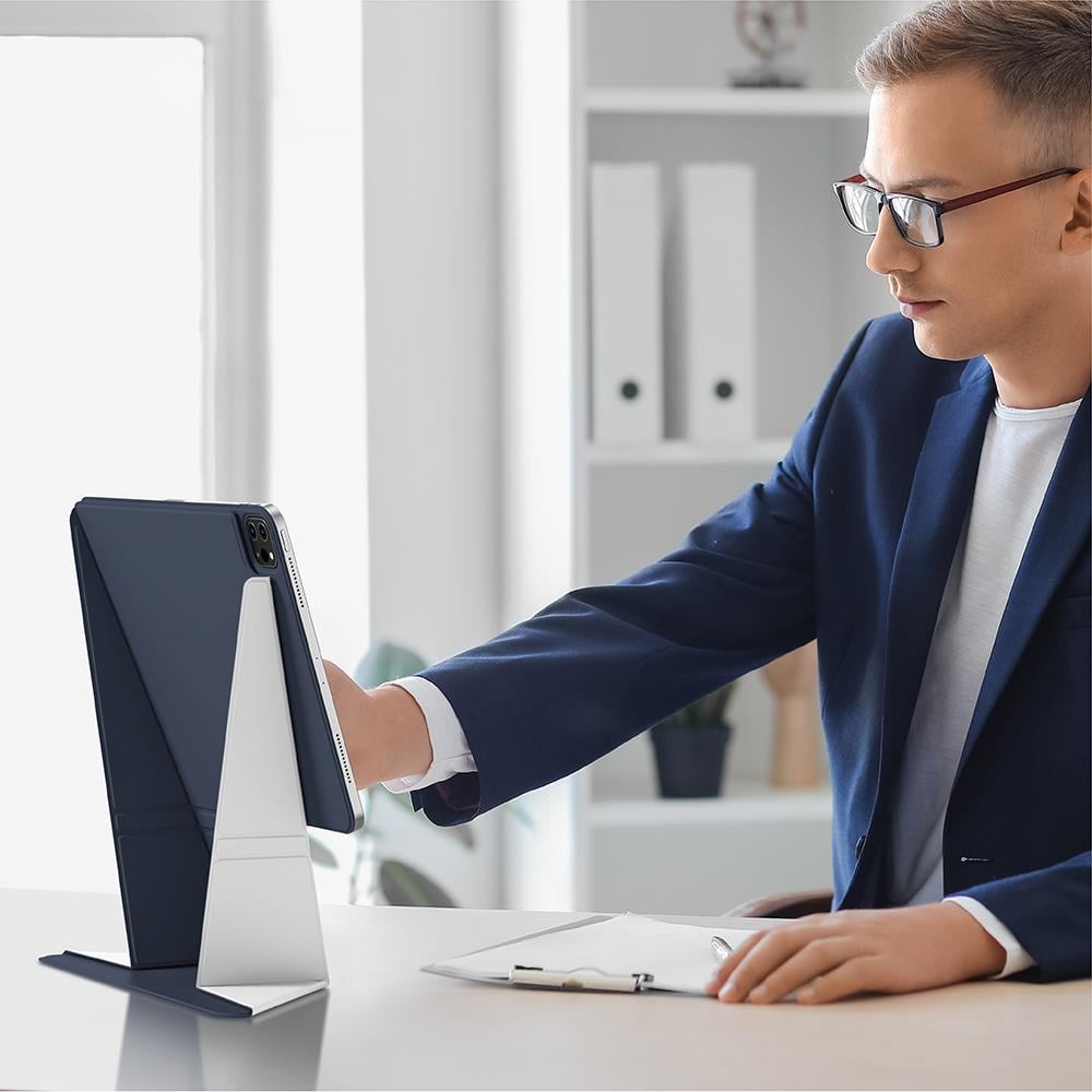 Apple iPad Air 11 2024 Amazingthing Matte Pro Mag Folio Katlanabilir Magnetik Standlı Kılıf