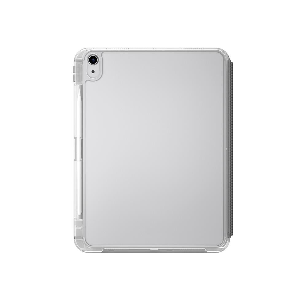 Apple iPad Air 11.Nesil 2025 Kılıf Skinarma Kalemlikli Arkası Şeffaf Standlı Magnetik Zeta Kılıf