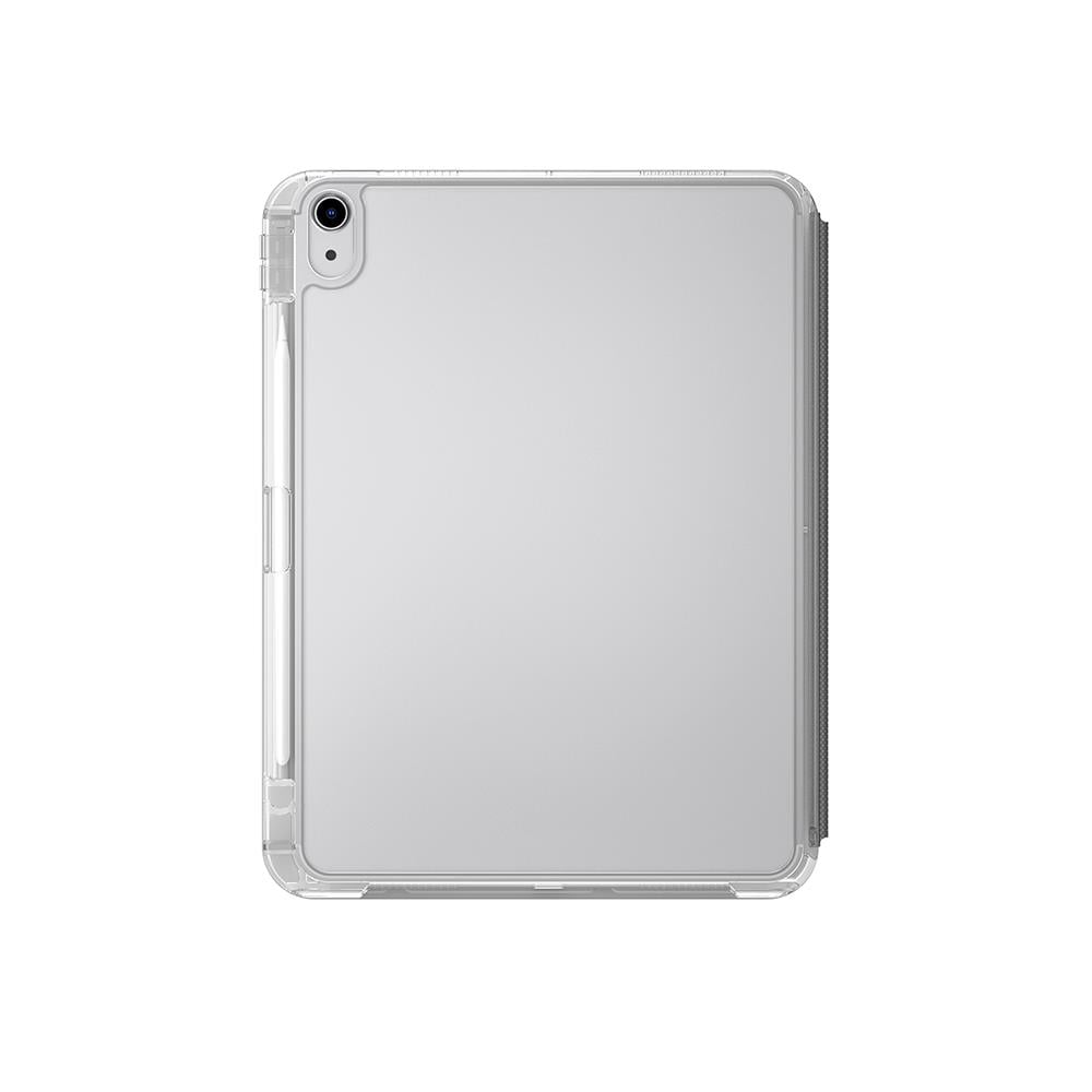 Apple iPad Air 11.Nesil 2025 Kılıf Skinarma Kalemlikli Arkası Şeffaf Standlı Magnetik Zeta Kılıf