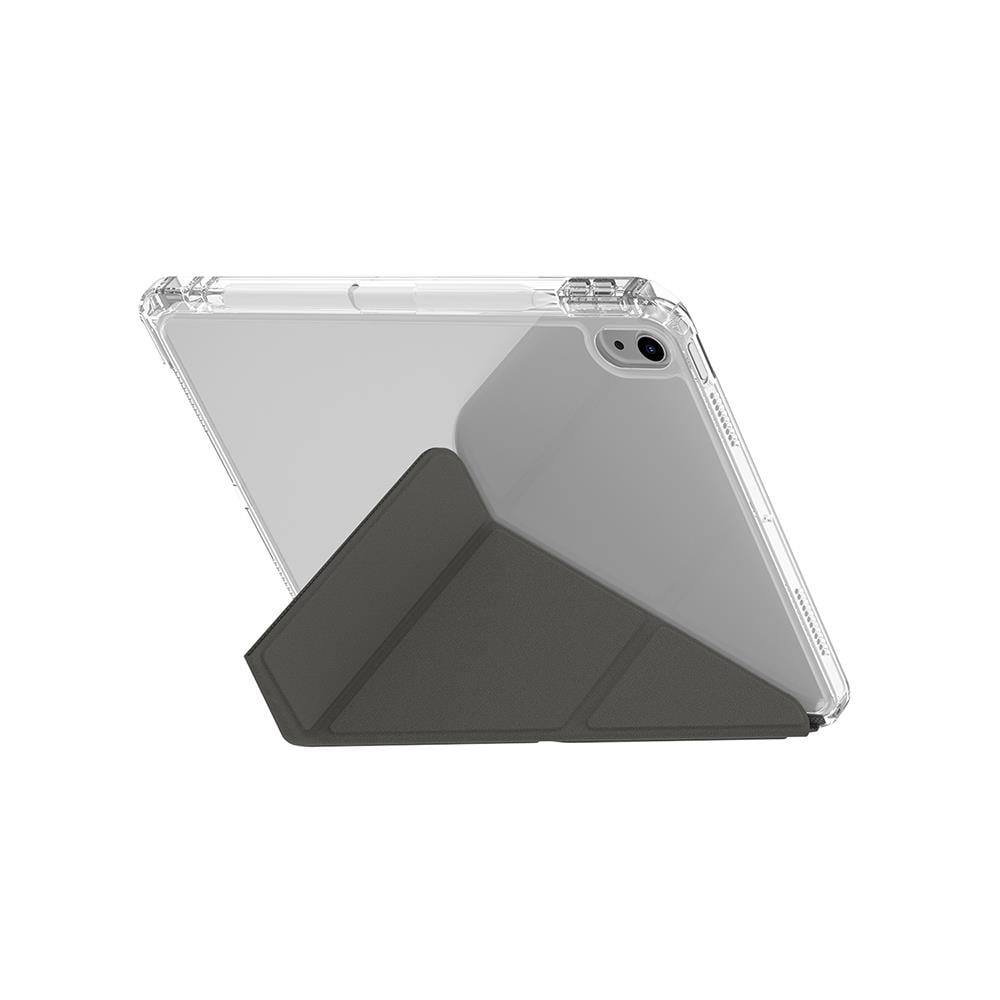Apple iPad Air 11.Nesil 2025 Kılıf Skinarma Kalemlikli Arkası Şeffaf Standlı Magnetik Zeta Kılıf