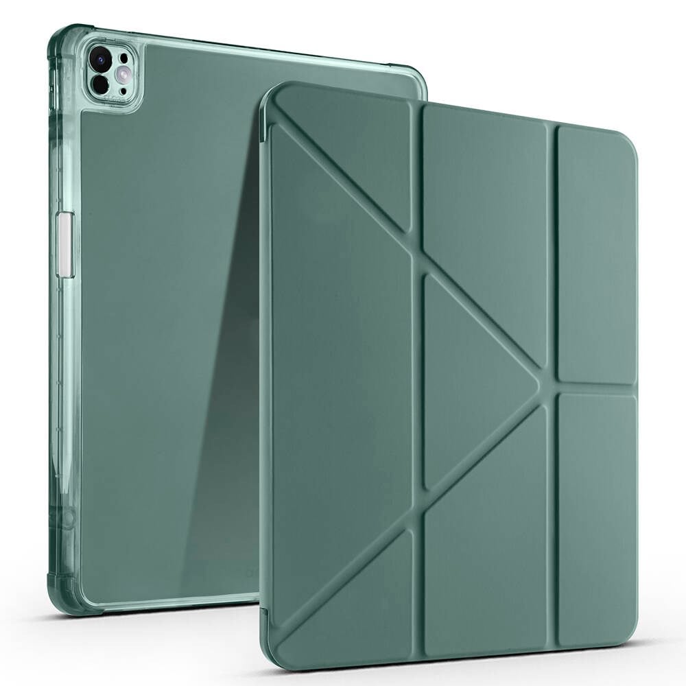 Apple iPad Air 13 2025 M3 Kılıf Zore Tri Folding Kalem Bölmeli Standlı Kılıf