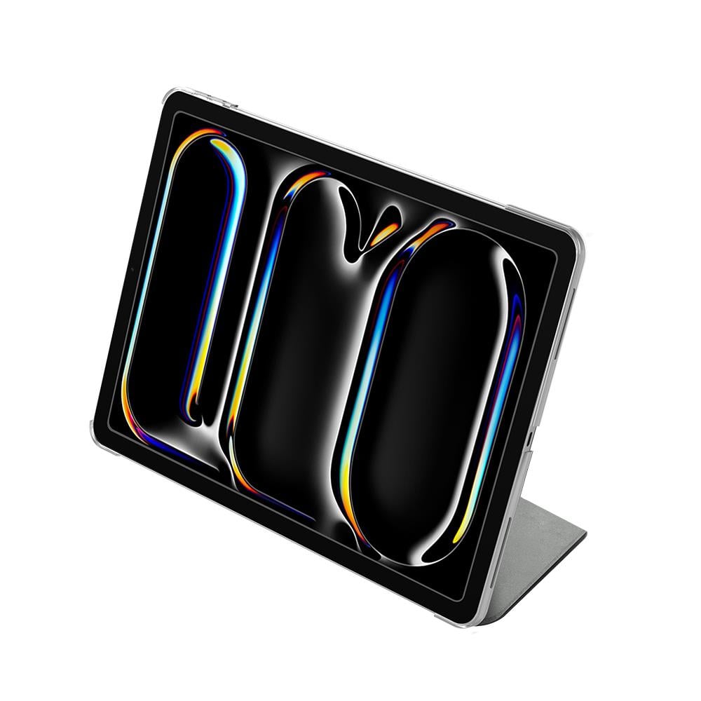 Apple iPad Pro 11 2024 Raptic Clear Folio Airbagli Şeffaf Kapaklı Katlanabilir Standlı Kılıf