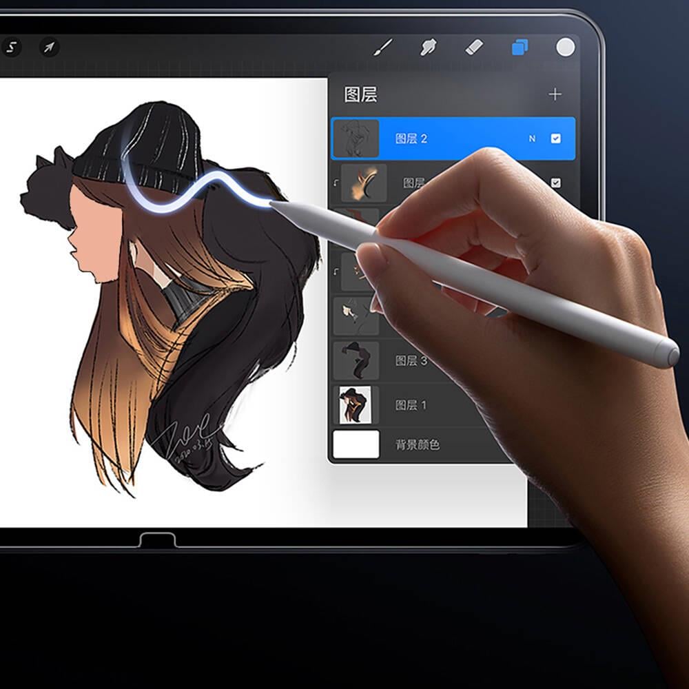 Apple iPad Pro 11 2025 M5 Wiwu Wi-GQ003 iVista Serisi Oleofobik HD Temperli Cam Ekran Koruyucu