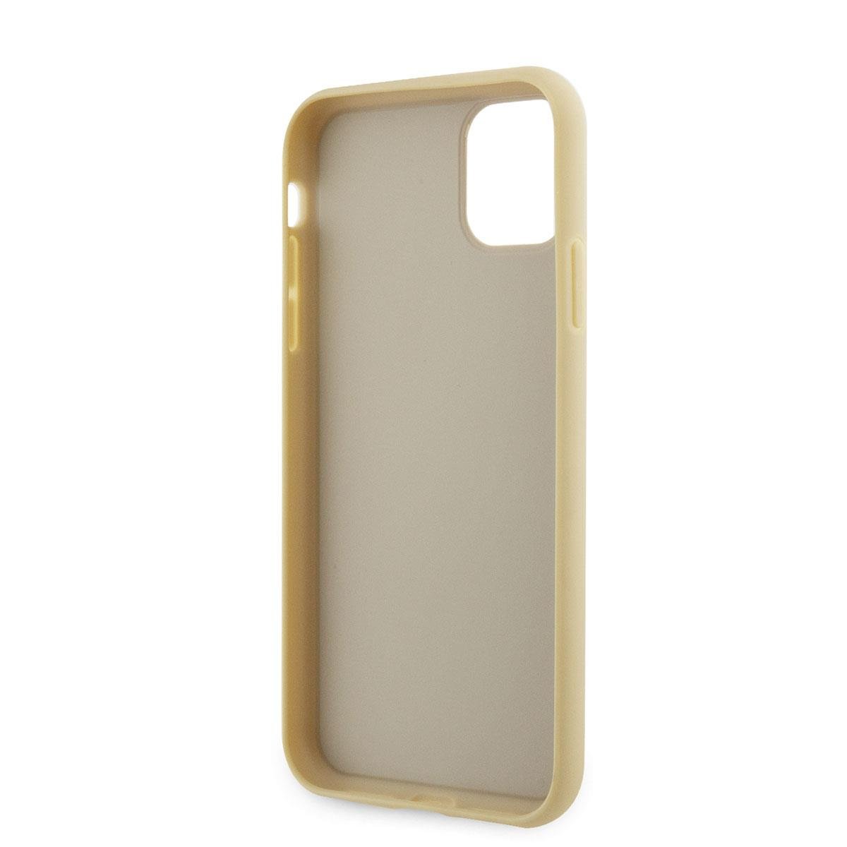 Apple iPhone 11 Kılıf Guess Orjinal Lisanslı Taşlı Arka Yüzey Üçgen Logolu Kapak