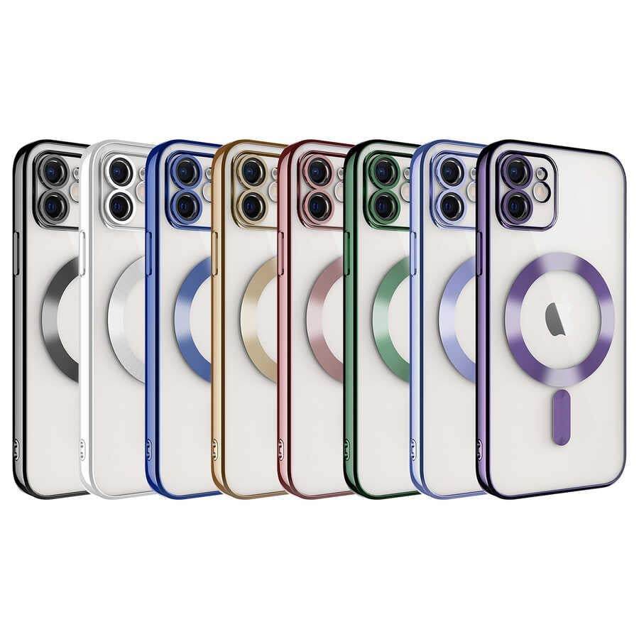 Apple iPhone 11 Kılıf Kamera Korumalı M-safe Wireless Şarj Özellikli Zore Demre Kapak