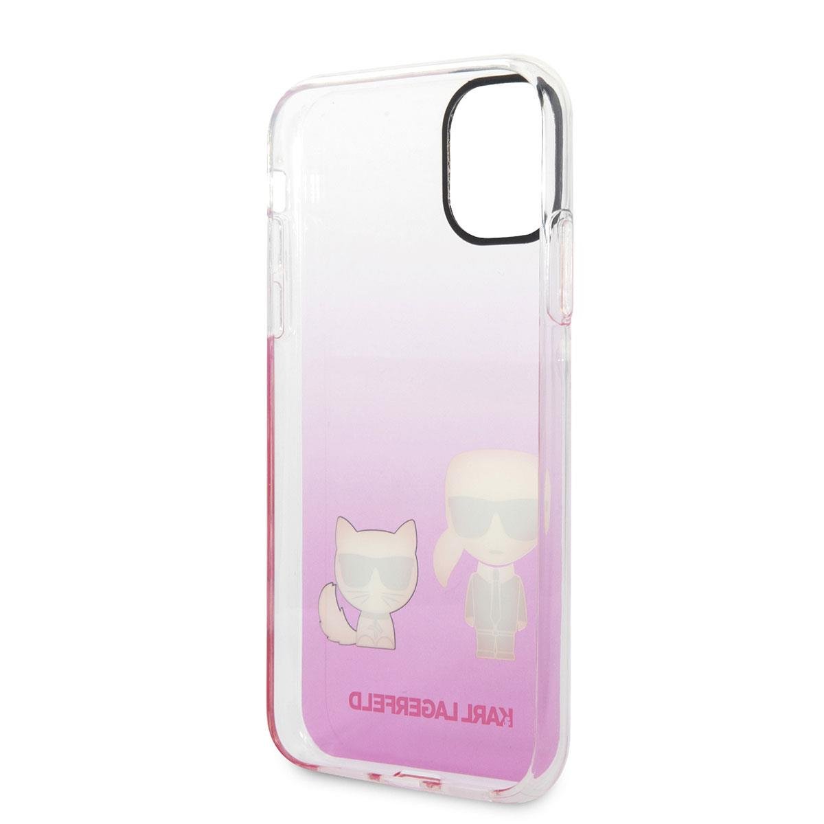 Apple iPhone 11 Kılıf Karl Lagerfeld Sert TPU K&C Dizayn Kapak