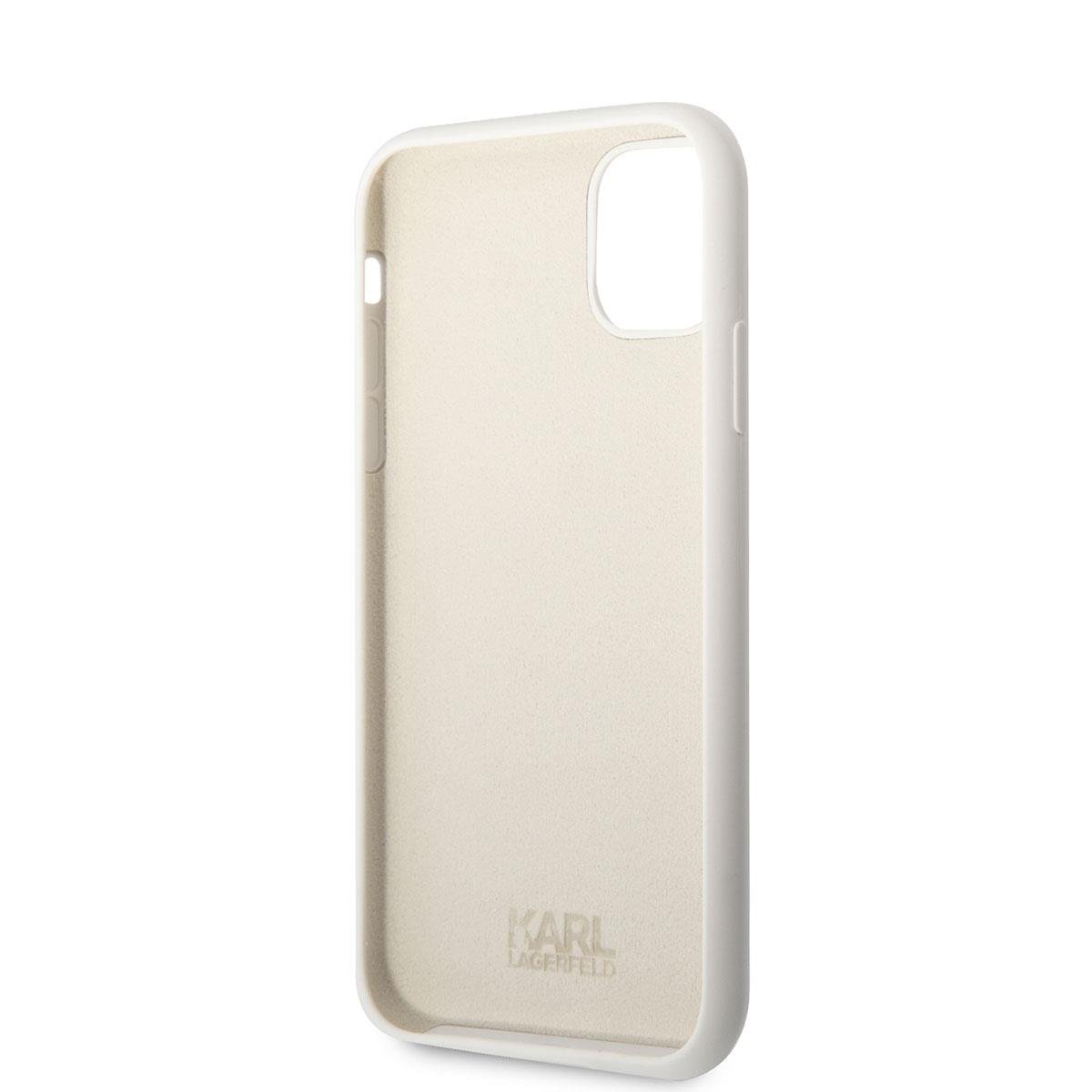 Apple iPhone 11 Kılıf Karl Lagerfeld Silikon Karl Dizayn Kapak
