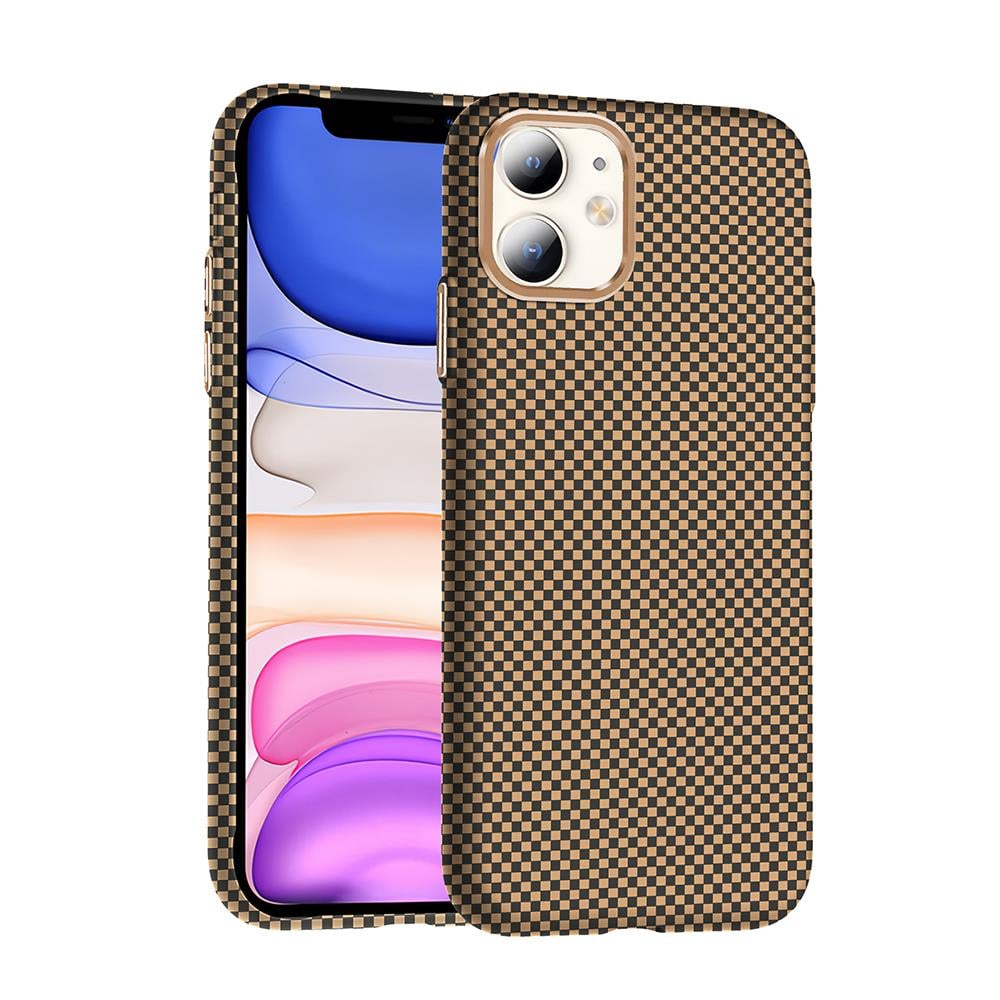 Apple iPhone 11 Kılıf M-safe Şarj Özellikli Karbon Fiber Görünümlü Zore Gros Kapak