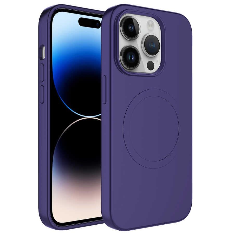 Apple iPhone 11 Pro Kılıf M-safe Wireless Şarj Özellikli Pastel Renk Silikon Zore Plas Kapak