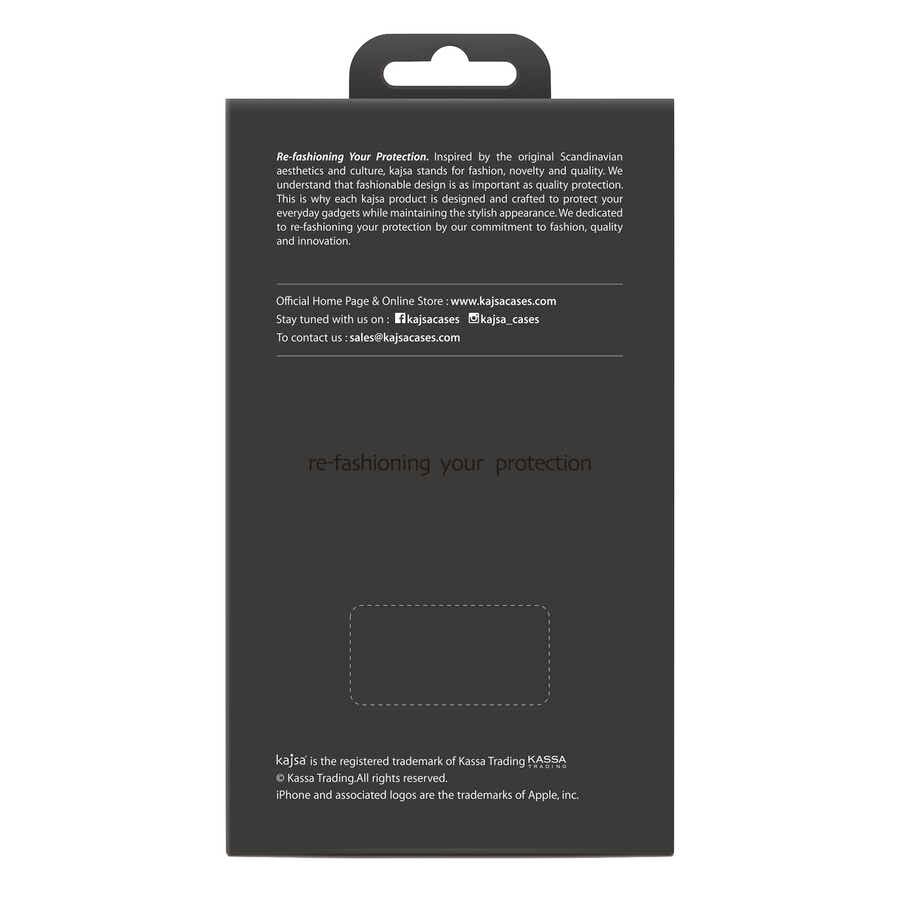 Apple iPhone 12 Pro Kılıf Kajsa Wave Pattern Handstrap Kapak