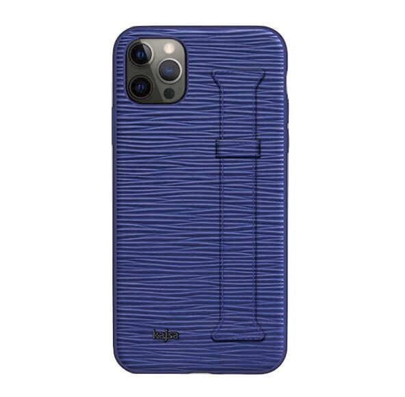 Apple iPhone 12 Pro Kılıf Kajsa Wave Pattern Handstrap Kapak