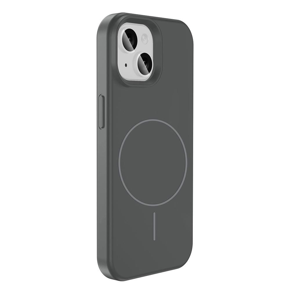 Apple iPhone 13 Kılıf M-safe Şarj Özellikli Sıvı Teknolojili Silinebilir Sert Zore Kivi Kapak