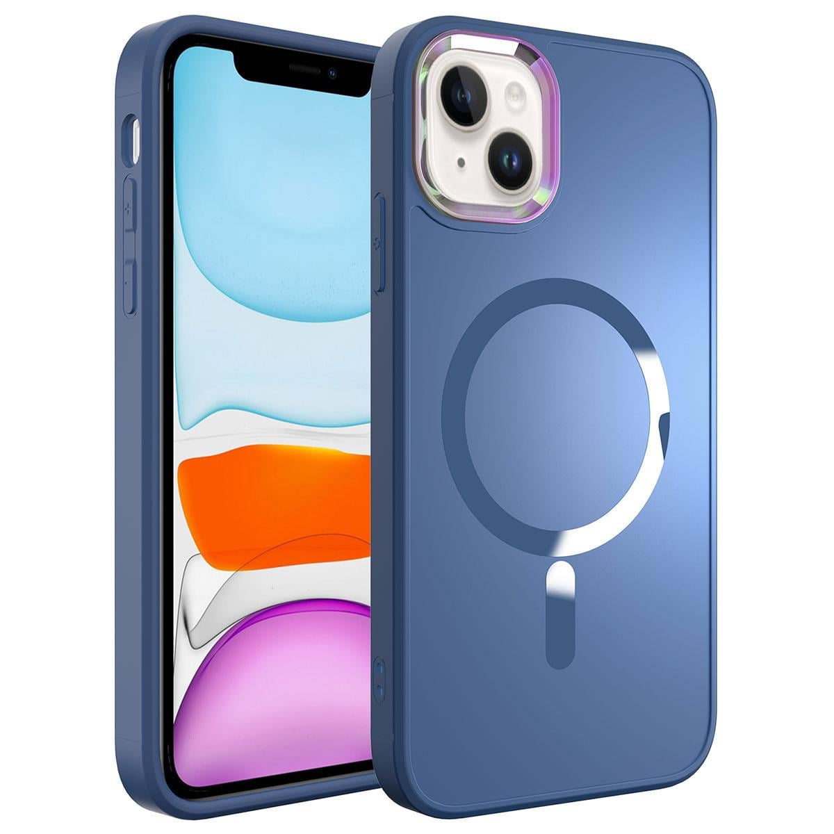 Apple iPhone 13 Kılıf M-safe Wireless Şarj Özellikli Zore Stil Kapak