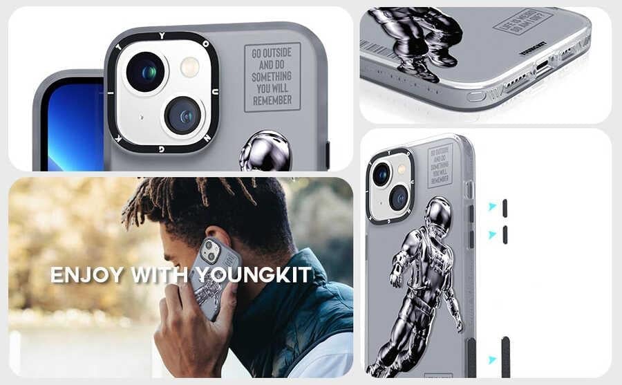 Apple iPhone 13 Kılıf YoungKit Klasik Serisi Kapak