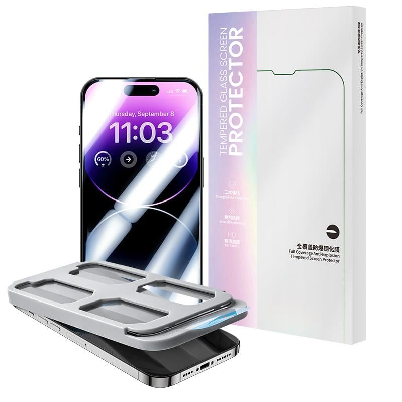 Apple iPhone 14 Benks V Pro Ultra Shield 0.3mm Ekran Koruyucu + Kolay Uygulama Aparatlı
