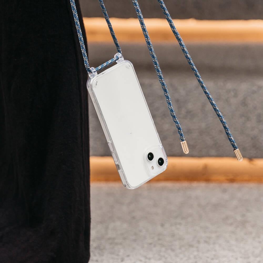 Apple iPhone 14 Plus Kılıf Boyun Askılı Şok Önleyicili Şeffaf Lisanslı Switcheasy Play Kapak