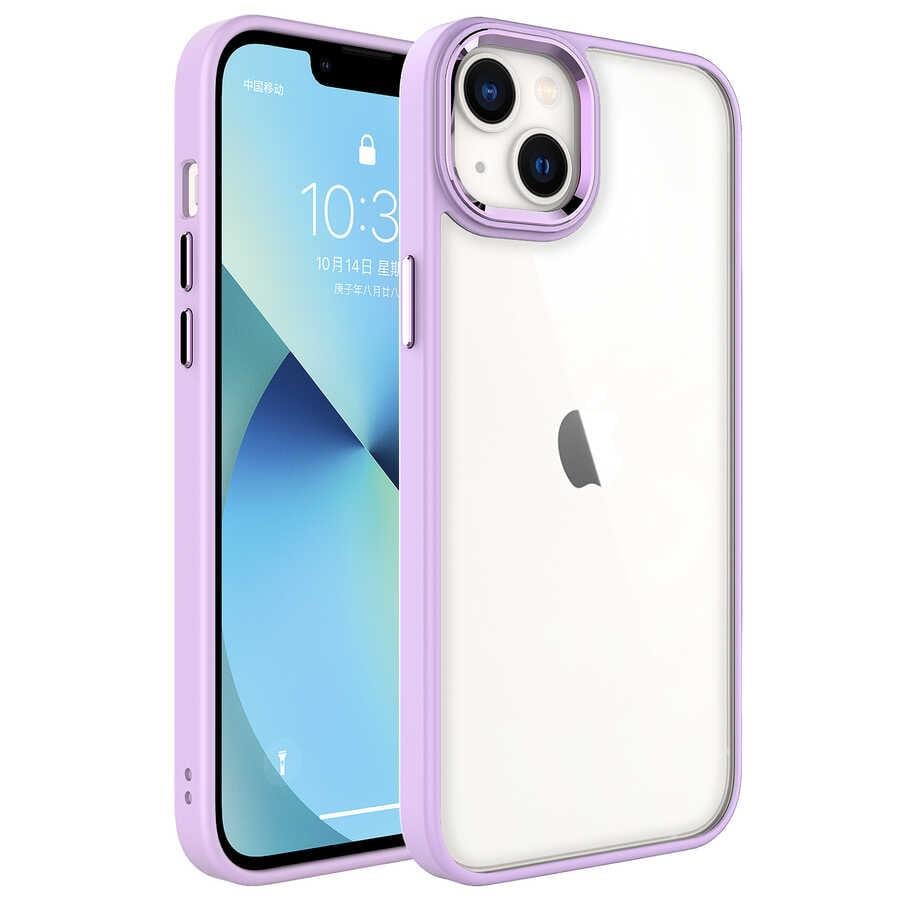 Apple iPhone 14 Plus Kılıf Zore Krom Kapak