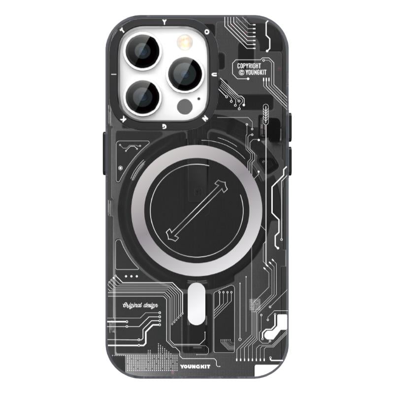 Apple iPhone 14 Pro Kılıf M-safe Şarj Özellikli YoungKit Technology Serisi Kapak