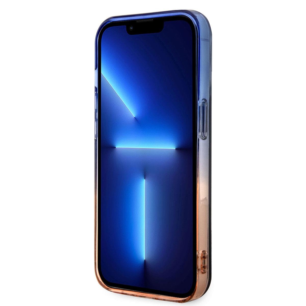 Apple iPhone 14 Pro Max Kılıf BMW M-safe Şarj Özellikli Transparan Renk Geçişli Dizayn Kapak