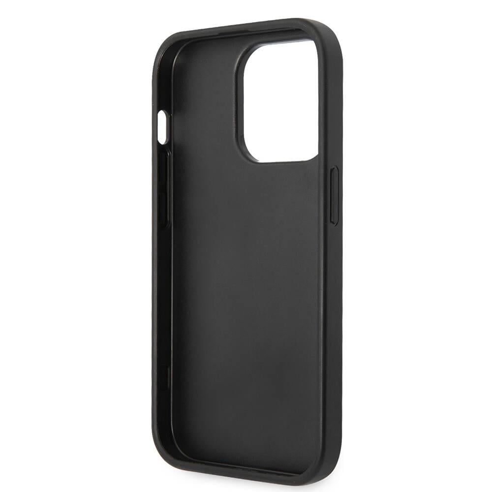 Apple iPhone 14 Pro Max Kılıf GUESS PU Deri Büyük Metal Logo Dizaynlı Kapak