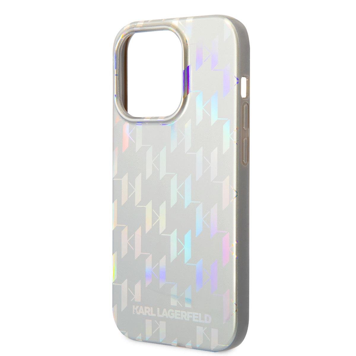 Apple iPhone 14 Pro Max Kılıf Karl Lagerfeld Hologram Dizayn Kapak