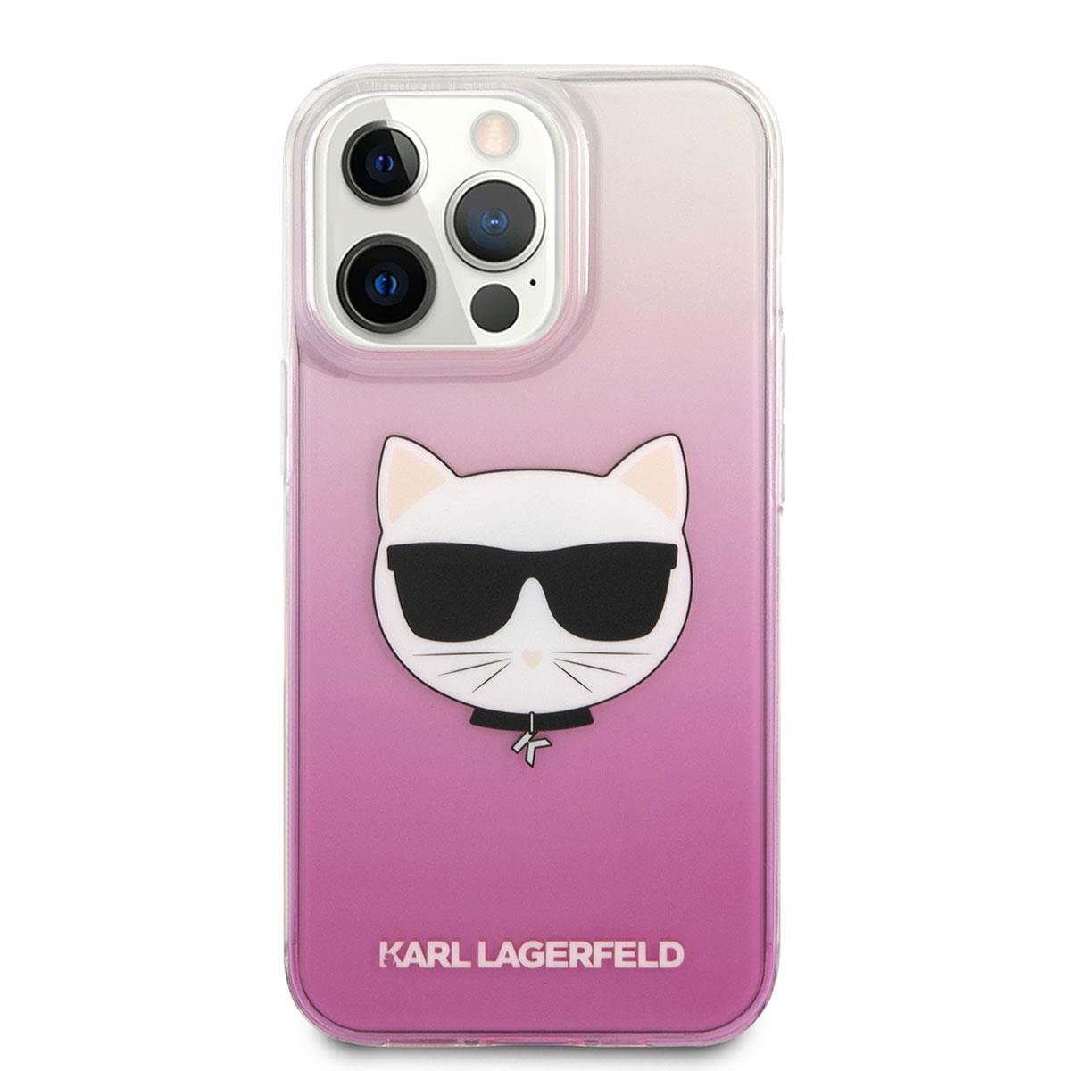 Apple iPhone 14 Pro Max Kılıf Karl Lagerfeld Sert TPU Choupette Dizayn Kapak