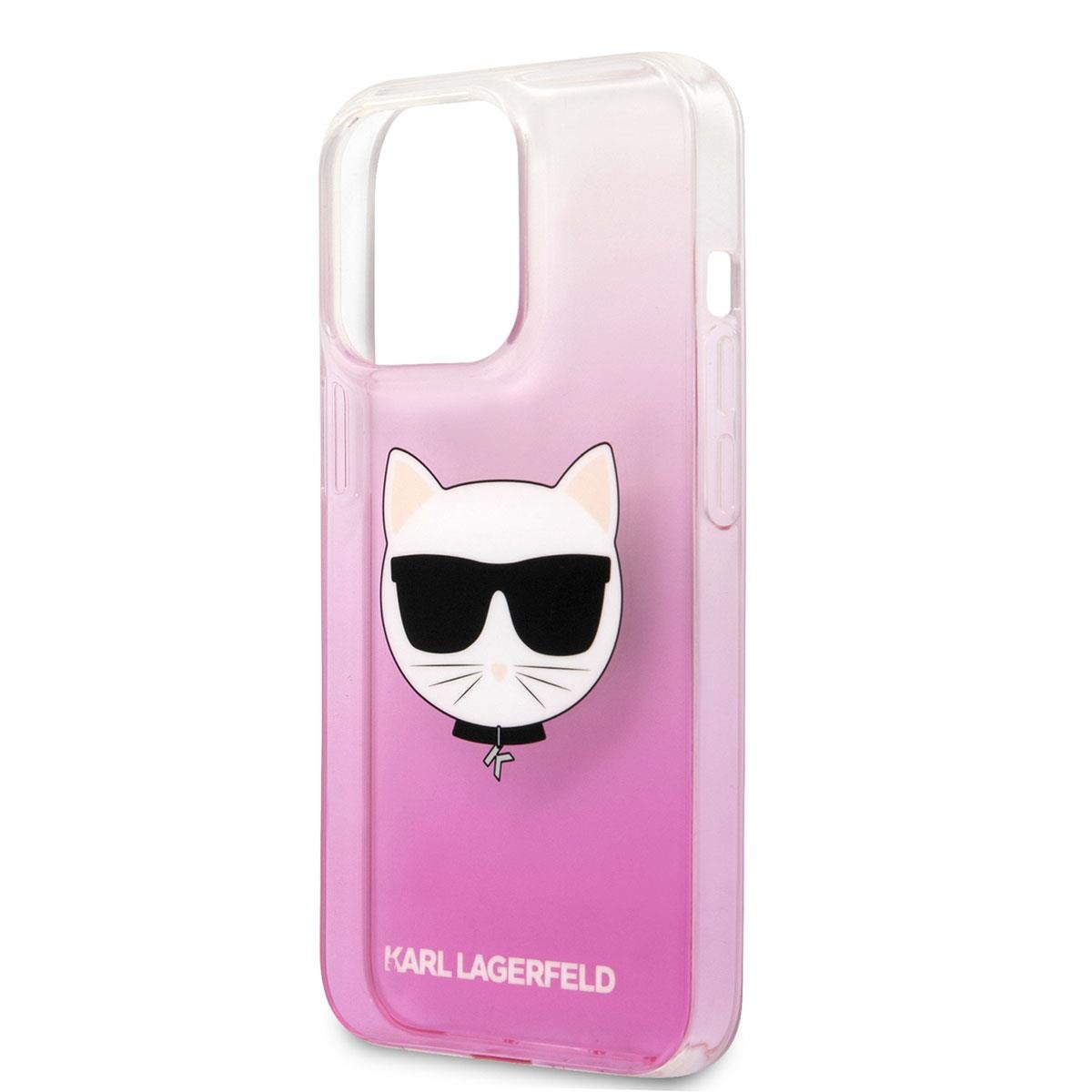 Apple iPhone 14 Pro Max Kılıf Karl Lagerfeld Sert TPU Choupette Dizayn Kapak