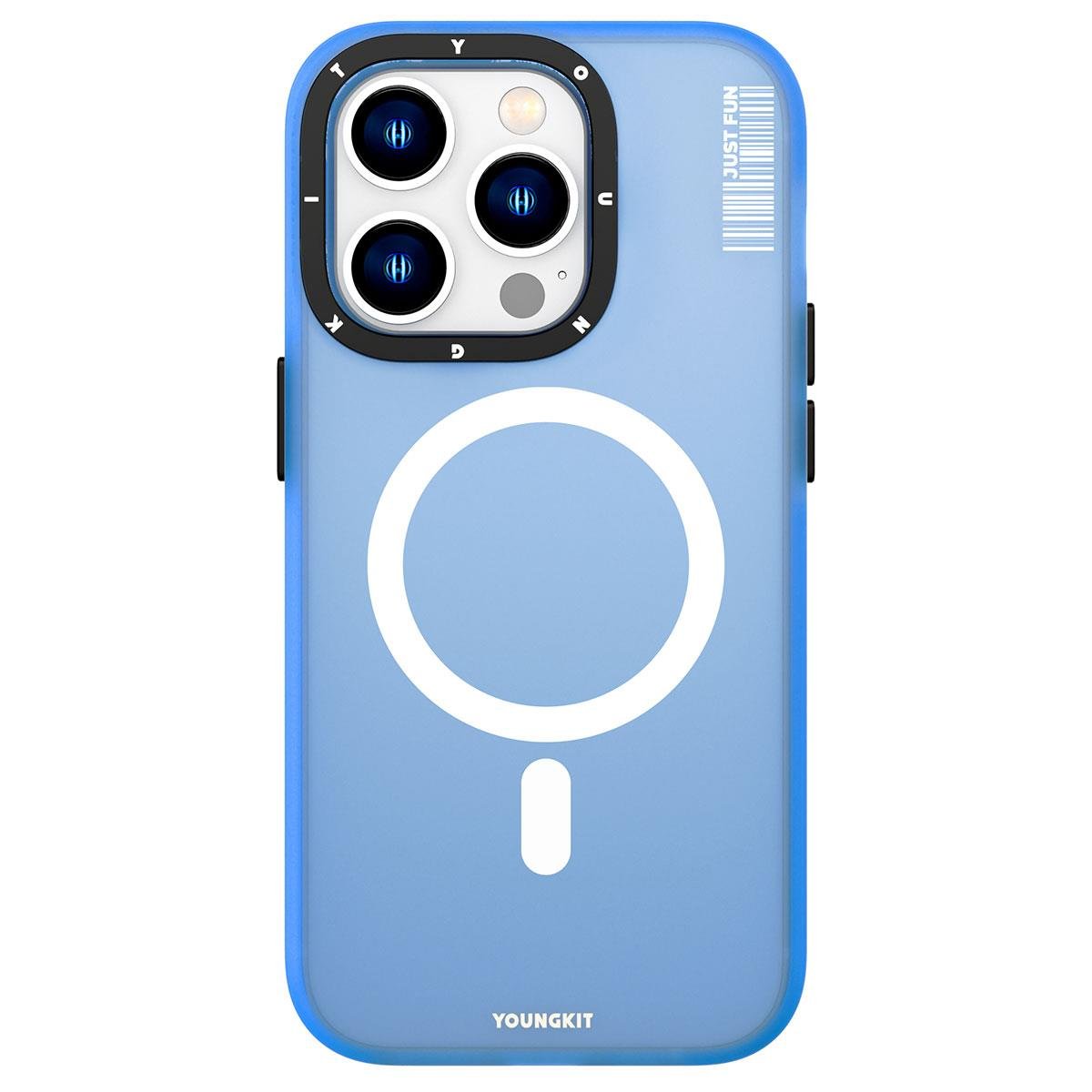 Apple iPhone 14 Pro Max Kılıf M-safe Şarj Özellikli Youngkit Colored Sand Serisi Kapak