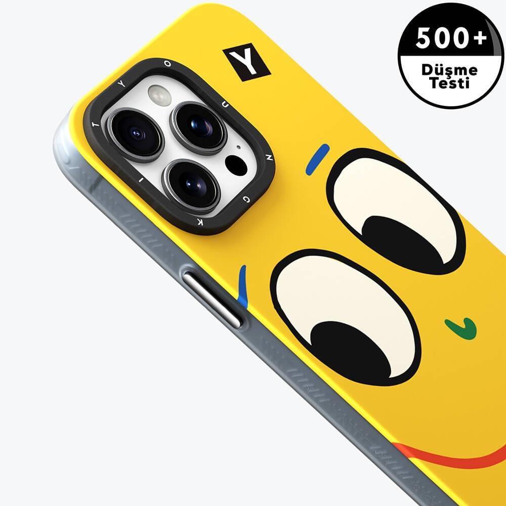 Apple iPhone 14 Pro Max Kılıf M-safe Şarj Özellikli Sunshine Tasarımlı Youngkit Daily Happy Serisi Kapak