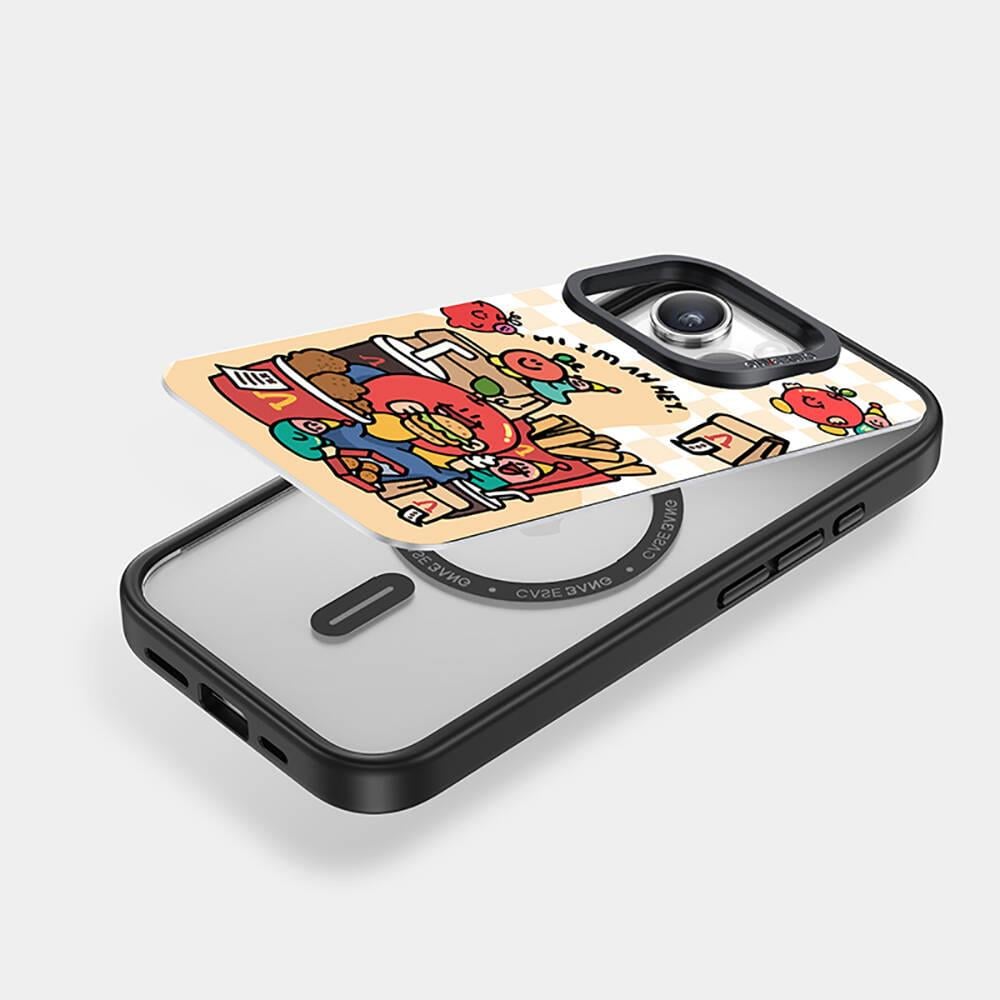 Apple iPhone 14 Pro Max M-safe Şarj Özellikli Casebang Ahhey Serisi Arka Panel