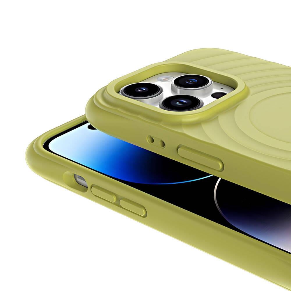 Apple iPhone 14 Pro Max M-safe Şarj Özellikli Airbagli Mat Görünümlü Zore Hepi Kapak