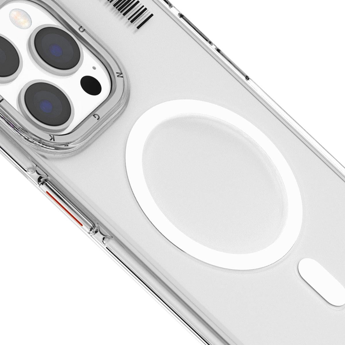 Apple iPhone 15 Kılıf M-safe Şarj Özellikli Şeffaf Youngkit Crystal Shield Serisi Kapak