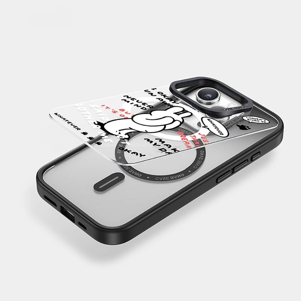 Apple iPhone 15 Plus M-safe Şarj Özellikli Casebang Chill Out Serisi Mıknatıslı Arka Panel