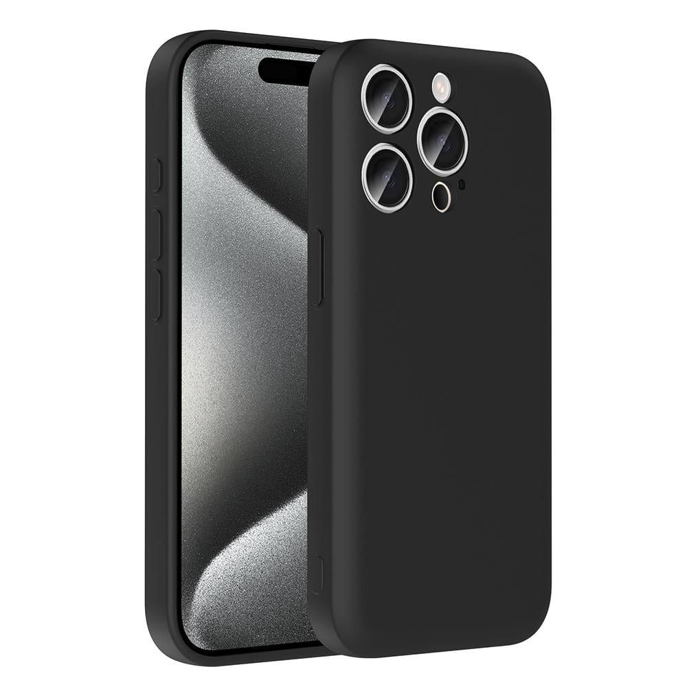 Apple iPhone 15 Pro Kılıf Kamera Korumalı Kartlık Hazneli Zore Vitra Kapak