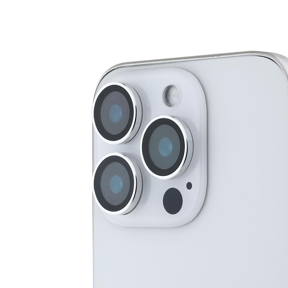 Apple iPhone 15 Pro Max Guess Orjinal Lisanslı Metal Kamera Lens Koruyucu