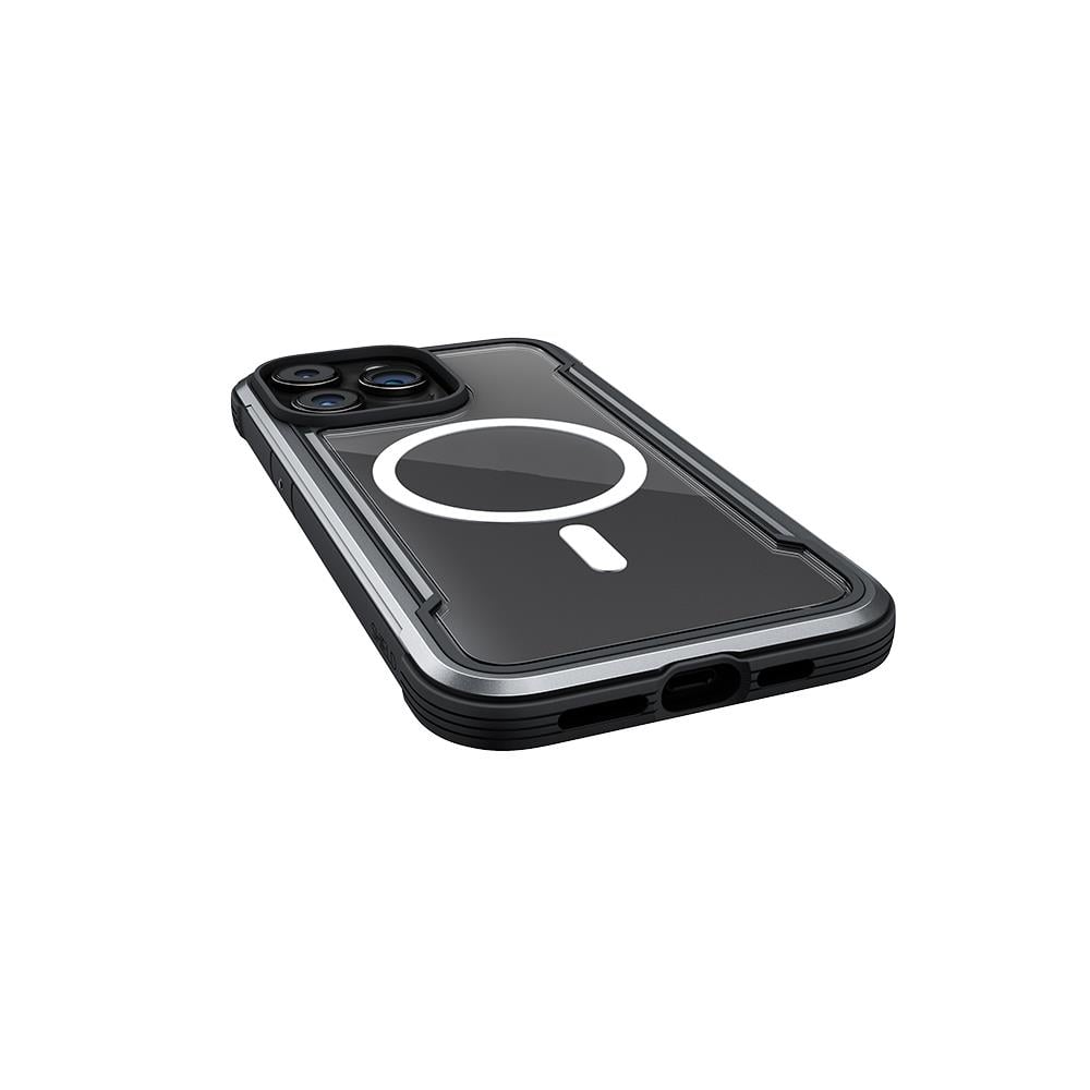 Apple iPhone 15 Pro Max Kılıf M-safe Şarj Özellikli Airbagli Raptic Shield Serisi Şeffaf Arka Yüzey Kapak