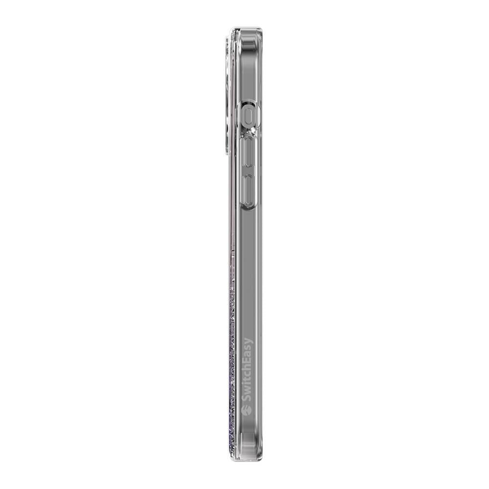 Apple iPhone 15 Pro Max Kılıf M-safe Şarj Özellikli Parlayan Simli Şeffaf Lisanslı Switcheasy Starfield-M Kapak