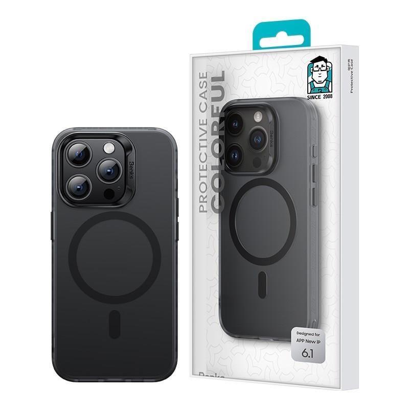Apple iPhone 15 Pro Max Kılıf M-safe Şarj Özellikli Benks Lucid Armor Kapak
