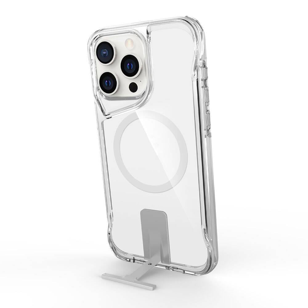 Apple iPhone 15 Pro Max Kılıf M-safe Şarj Özellikli Zore T-Max Standlı Kapak