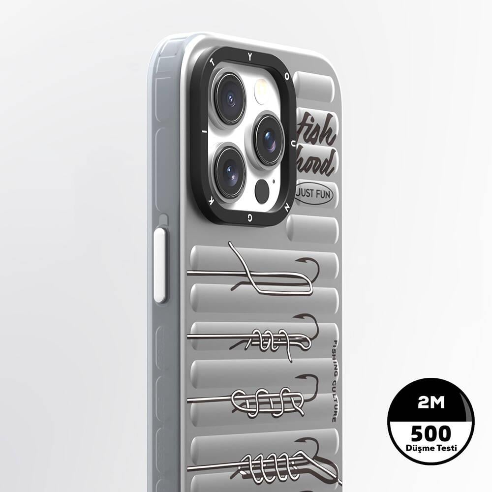 Apple iPhone 15 Pro Max Kılıf M-safe Şarj Özellikli Youngkit Fishing Serisi Kapak