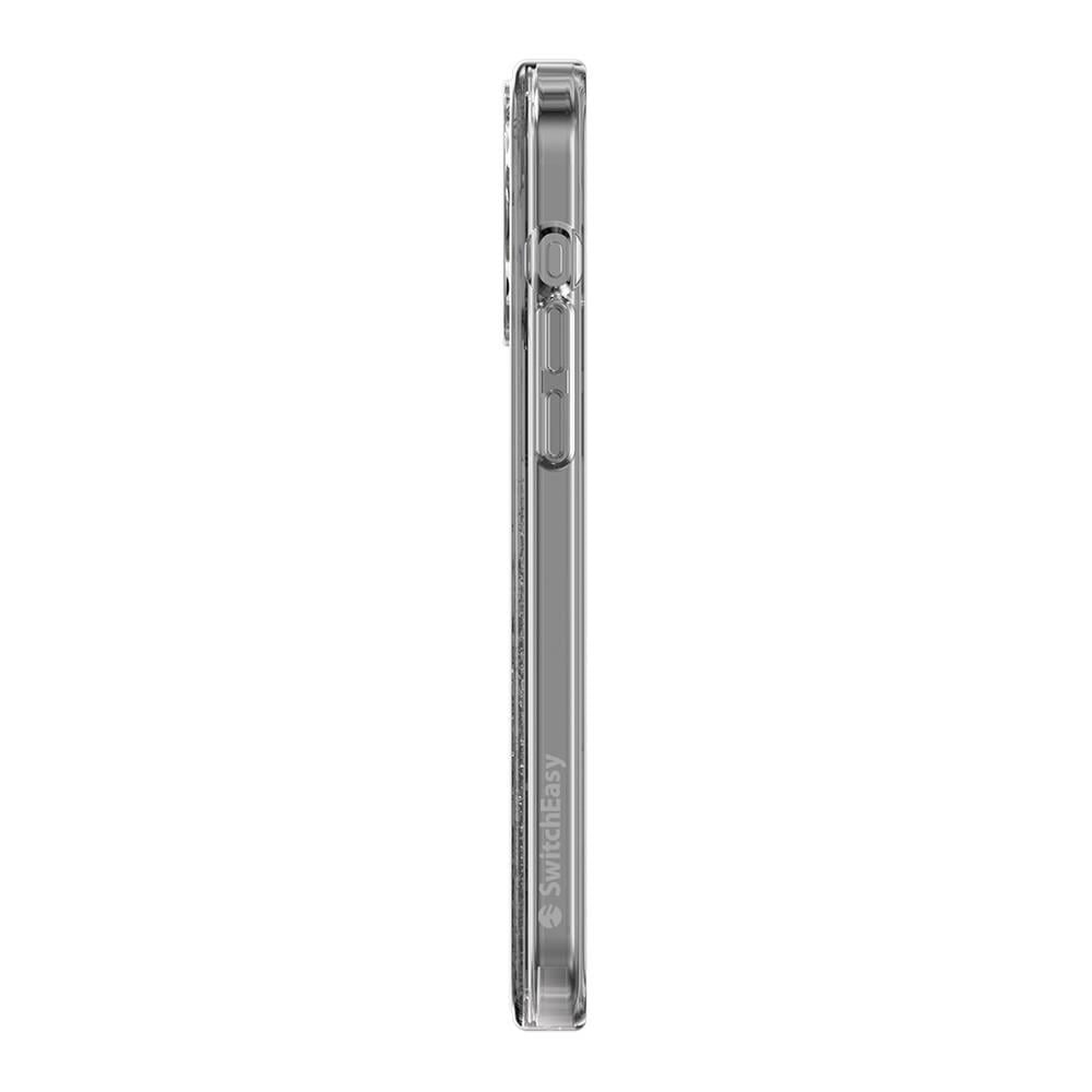 Apple iPhone 15 Pro Max Kılıf M-safe Şarj Özellikli Parlayan Simli Şeffaf Lisanslı Switcheasy Starfield-M Kapak