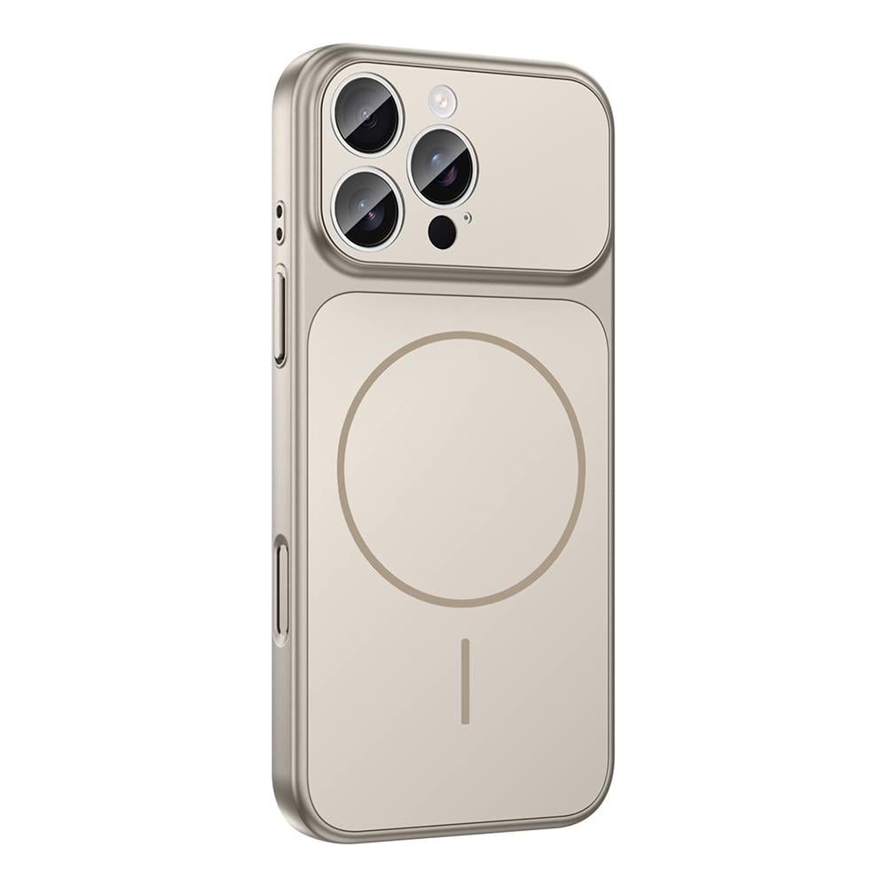 Apple iPhone 15 Pro Max Kılıf Zore M-Safe Şarj Özellikli Kamera Korumalı Formen Kapak