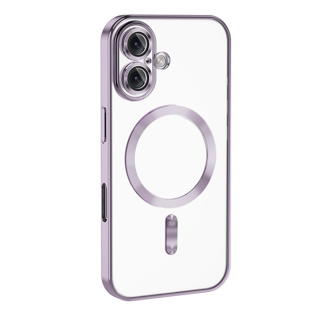 Apple iPhone 16 Kılıf Kamera Korumalı M-safe Wireless Şarj Özellikli Zore Demre Kapak