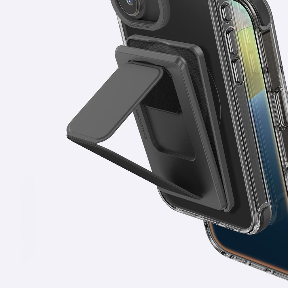 Apple iPhone 16 Kılıf M-safe Şarj Özellikli Standlı Set Amazingthing Omni Adventure Serisi Kapak