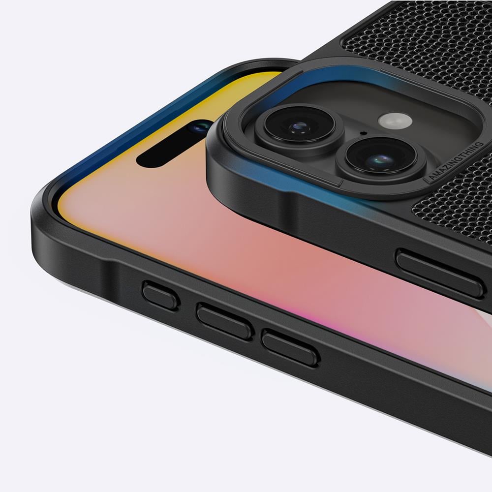 Apple iPhone 16 Kılıf M-safe Şarj Özellikli Amazingthing Glamour Serisi Kapak