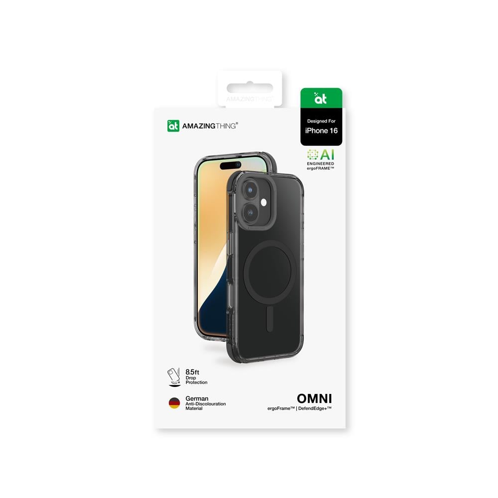 Apple iPhone 16 Kılıf M-safe Şarj Özellikli Amazingthing Omni Serisi Kapak